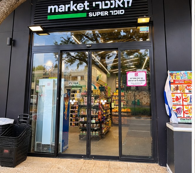 דלת זכוכית הזזה בפרויקט של ארמון הזכוכית 3